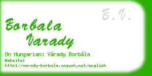 borbala varady business card