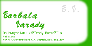 borbala varady business card